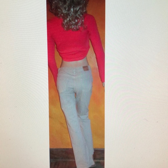 Victoria's Secret Natural Beige Classic Jeans 6 - Picture 2 of 3